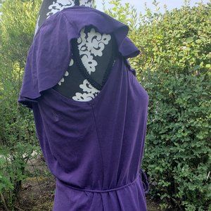 Volcom  Hangin Ruff one shoulder top Med PURPLE